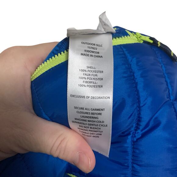 Eddie Bauer Kids Puffer Jacket - Navy and Blue - Picture 12 of 12